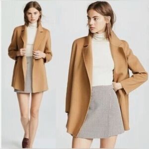 NWT Theory Sileena Winsome 2 Wool Cashmere Jacket in Buckwheat size M